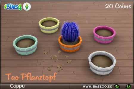 TAO planter by Cappu at Blacky’s Sims Zoo