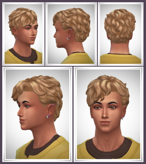 Sims 4 MyFirstCurls male hair at Birksches Sims Blog