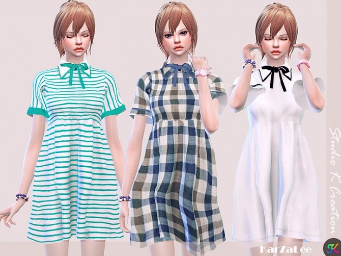Sims 4 Type L dress at Studio K Creation