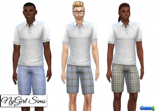 Sims 4 Plaid Chinos at NyGirl Sims