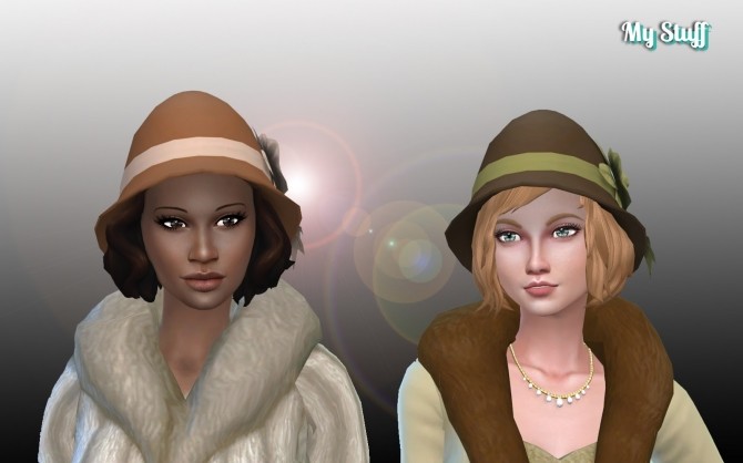 Sims 4 Cloche Hat Conversion at My Stuff