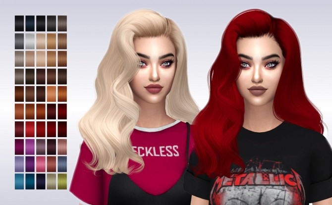 Sims 4 Anto Omen hair retexture at FROST SIMS 4