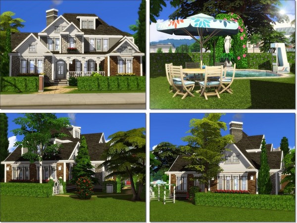 Sims 4 Blackberry Cottage by MychQQQ at TSR