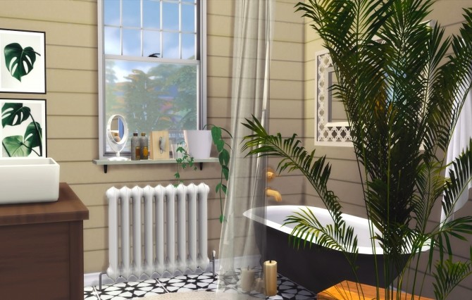 Sims 4 Clawfoot Bathroom at Pyszny Design