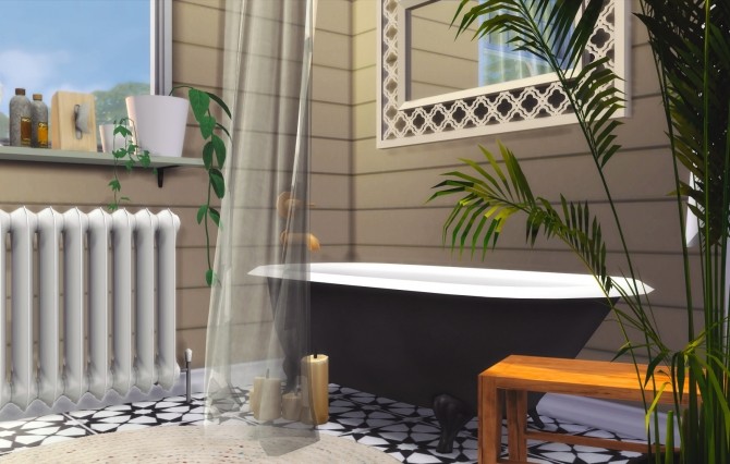 Sims 4 Clawfoot Bathroom at Pyszny Design