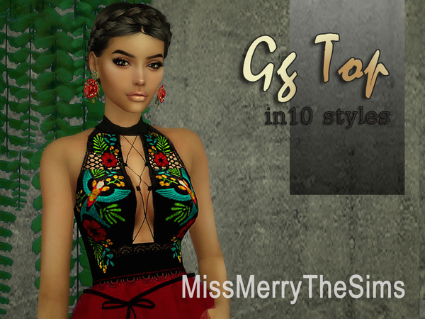 Sims 4 Gg Top Paradiso by Maria MissMerry at TSR