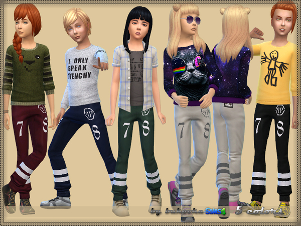 Sims 4 Pein Pants by bukovka at TSR