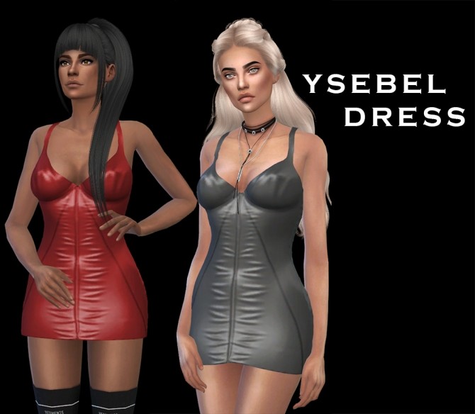 Sims 4 Ysebel Dress (P) at Leo Sims