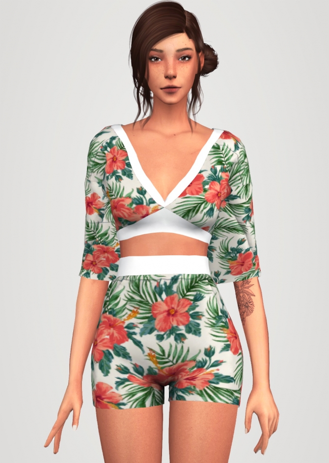 Sims 4 Beach Clothes Cc 4607