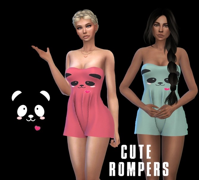 Sims 4 Cute Romper at Leo Sims