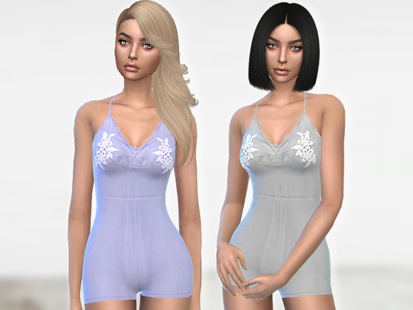 Sims 4 Pastel Sleepsuit by Puresim at TSR