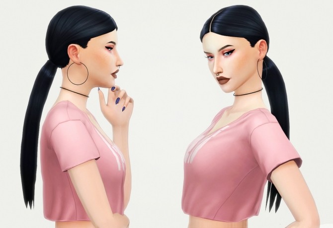 Sims 4 Arianna hair at KotCatMeow