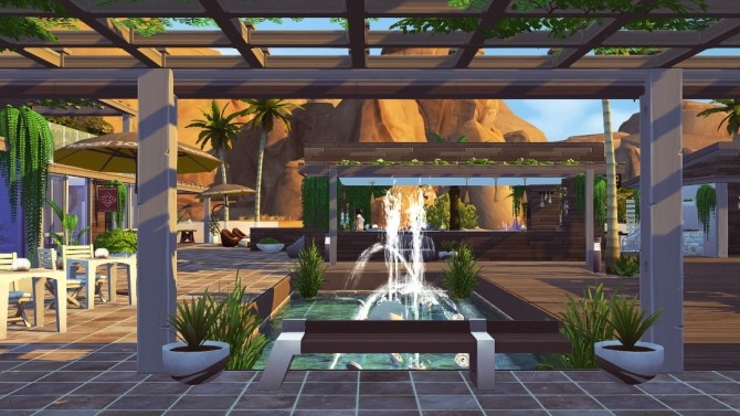Sims 4 Desert Bloom Spa Hotel at Jenba Sims