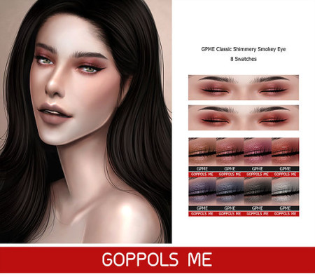 GPME Classic Shimmery Smokey Eye at GOPPOLS Me » Sims 4 Updates
