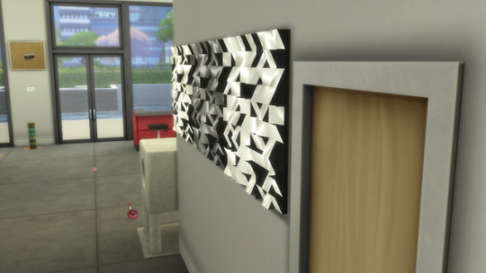 Sims 4 PRISMA Wall Sculpture at OceanRAZR