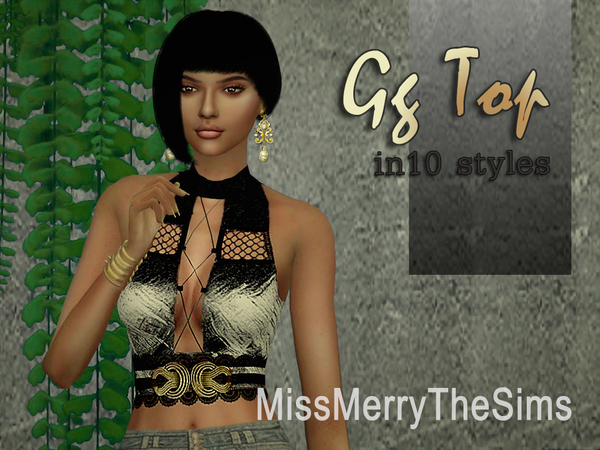 Sims 4 Gg Top Paradiso by Maria MissMerry at TSR
