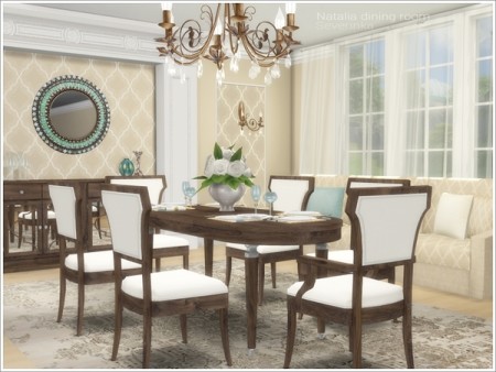 Natalia Dining Room By Severinka At Tsr » Sims 4 Updates