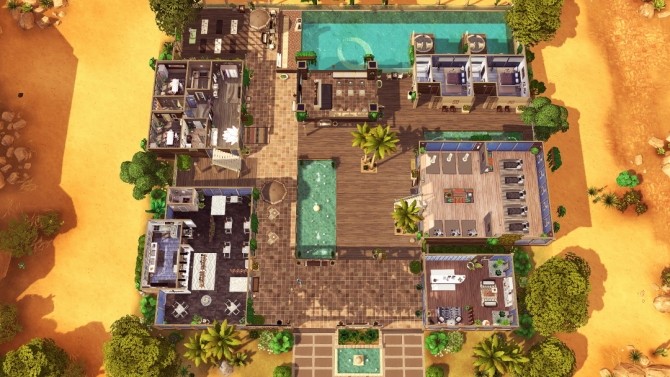 Sims 4 Desert Bloom Spa Hotel at Jenba Sims