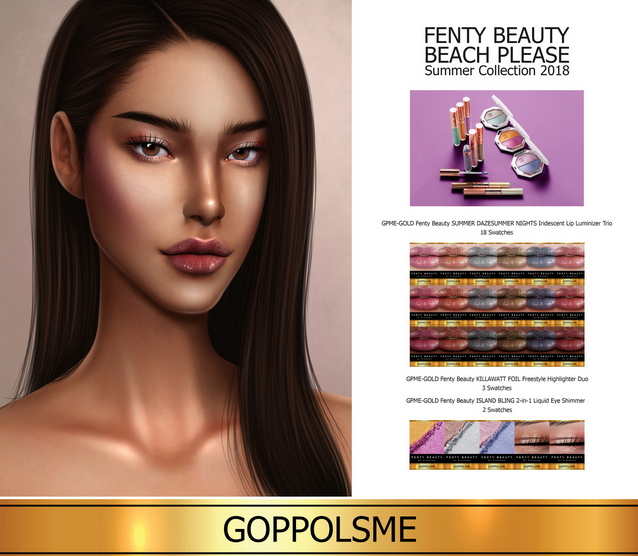 Sims 4 GOLD BEAUTY Beach Summer Collection 2018 (P) at GOPPOLS Me
