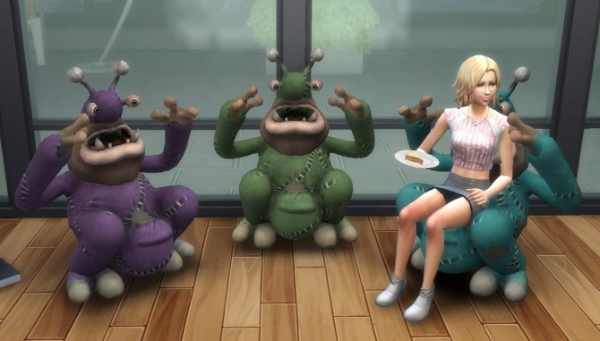 Sims 4 Monstrous Chair by BigUglyHag at SimsWorkshop