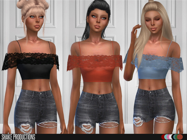 Sims 4 131 Top by ShakeProductions at TSR