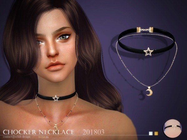 Sims 4 Necklace F 201803 by S Club LL at TSR