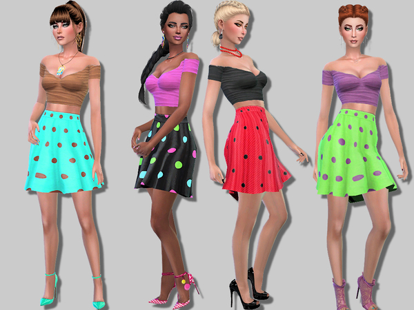 Sims 4 Vanina dress by Simalicious at TSR