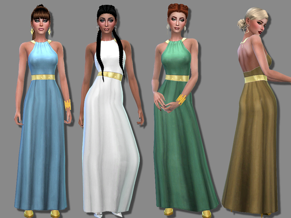 Sims 4 Isadora dress by Simalicious at TSR