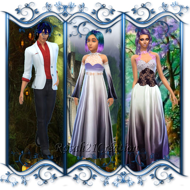 Sims 4 Noel family at Sims Dentelle