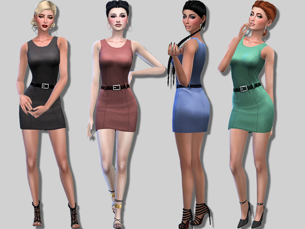 Sims 4 Caly dress by Simalicious at TSR