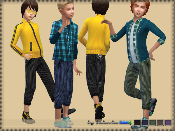 Sims 4 Pants Boy by bukovka at TSR