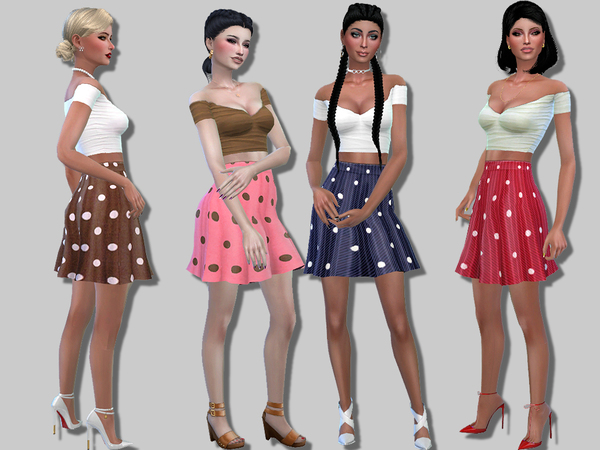 Sims 4 Vanina dress by Simalicious at TSR