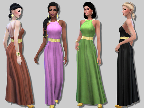 Sims 4 Isadora dress by Simalicious at TSR