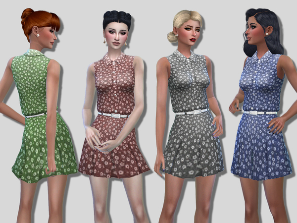 Sims 4 Babette dress by Simalicious at TSR