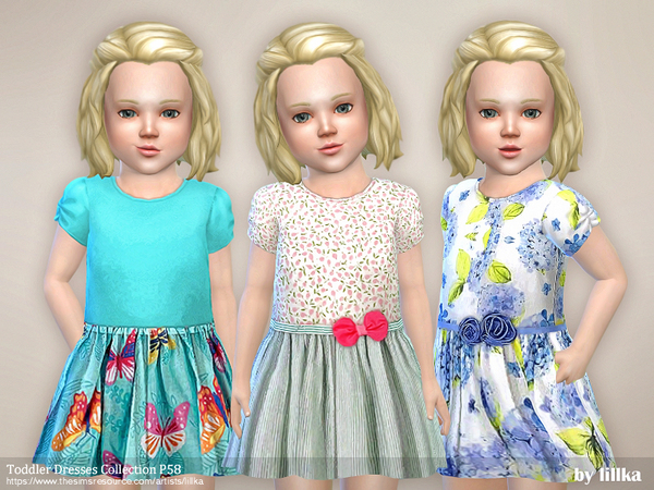 Sims 4 Toddler Dresses Collection P58 by lillka at TSR