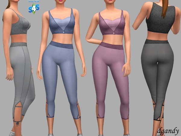 Sims 4 Karen sport outfit by dgandy at TSR
