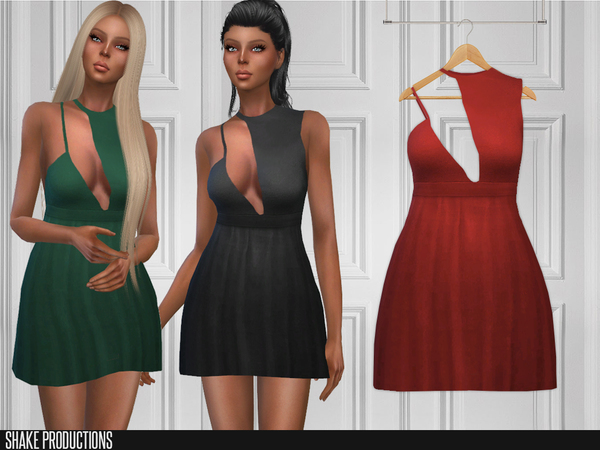 Sims 4 140 Dress by ShakeProductions at TSR