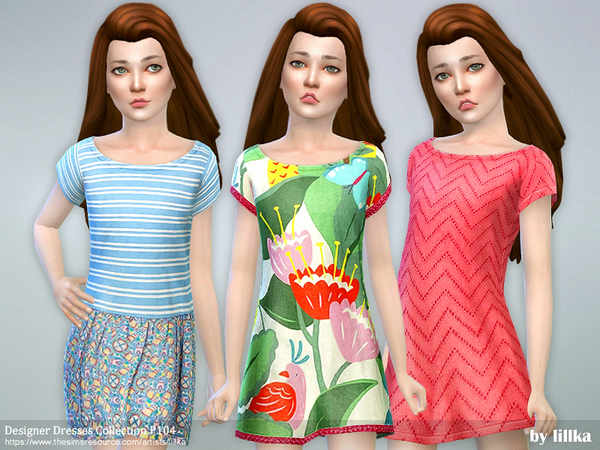 Sims 4 Designer Dresses Collection P104 by lillka at TSR