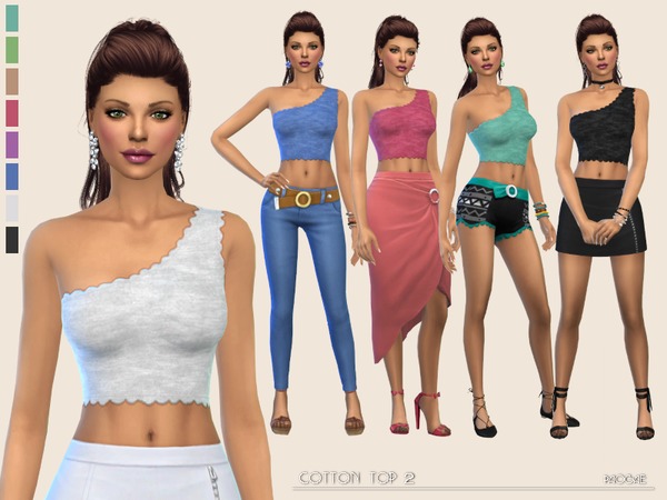 Sims 4 Cotton Top 2 by Paogae at TSR