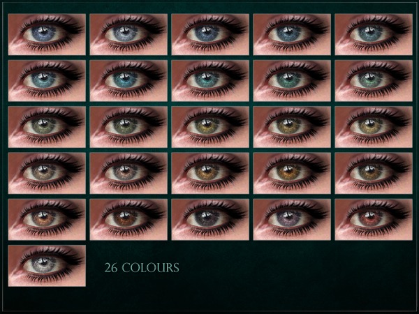 Sims 4 Alignment Eyes V2 with shine by RemusSirion at TSR