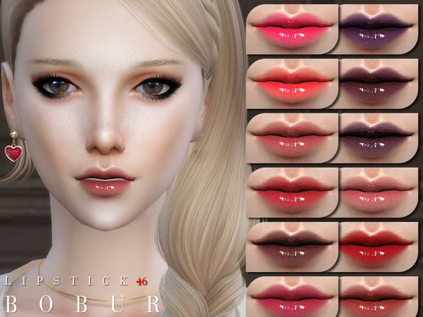 Sims 4 Lipstick 46 by Bobur3 at TSR