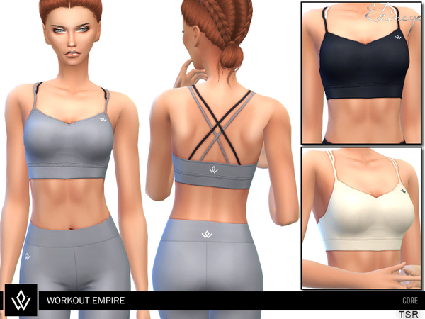 Sims 4 Core Strappy Bra by ekinege at TSR