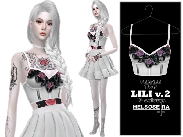 Sims 4 LILI vol.2 FM Top by Helsoseira at TSR