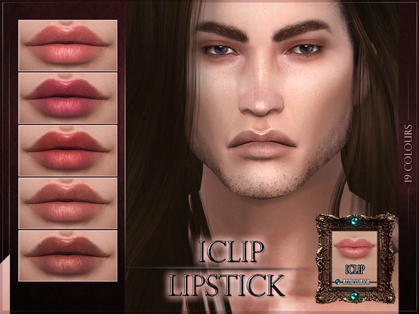 Sims 4 iCLIP Lipstick by RemusSirion at TSR
