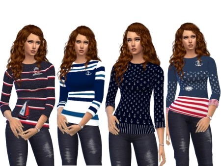 Maritime Sweater by Louisa_1 at TSR
