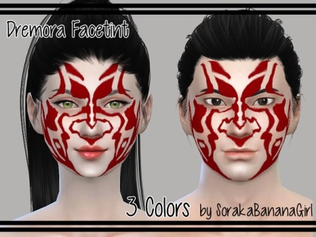 Dremora Facetint by SorakaBananaGirl at TSR