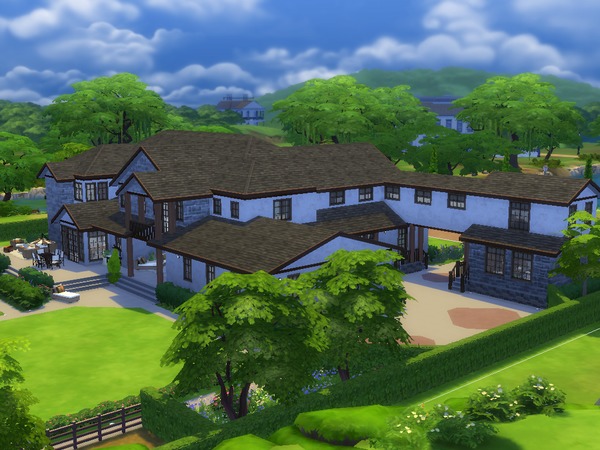 Sims 4 The Oak house by dorienski at TSR