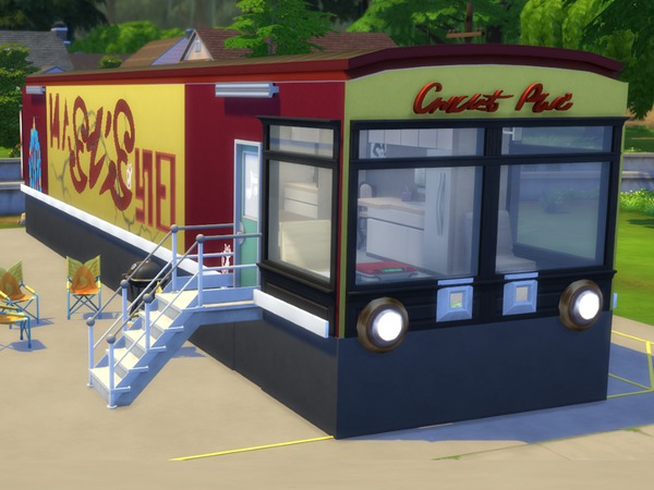 Sims 4 The Band Bus by texxasrose at TSR