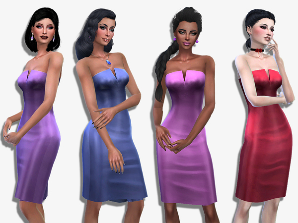 Sims 4 Sophie dress by Simalicious at TSR