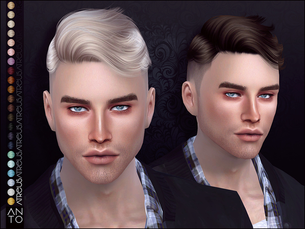 Atreus Hair By Anto At Tsr Sims 4 Updates